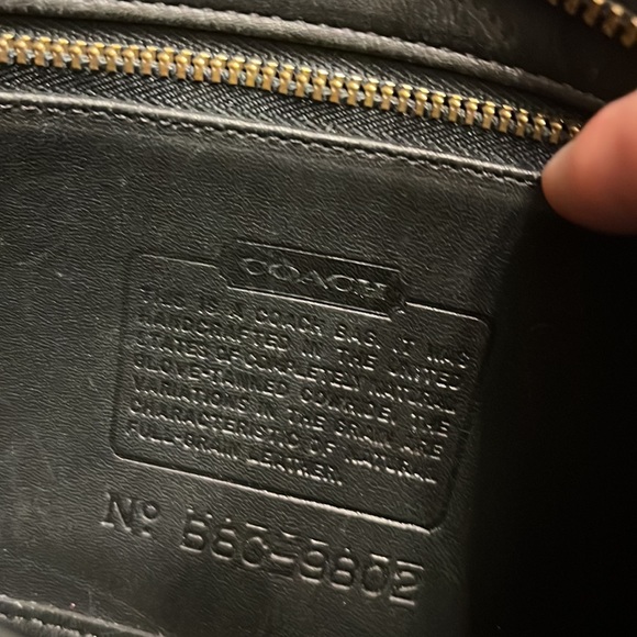 Vintage coach 9802 black shoulder bag - Picture 9 of 9